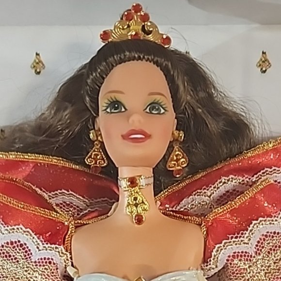 Happy Holidays 1997 10th Anniversary Special Edition Barbie Doll Mattel #17832 - Picture 10 of 11